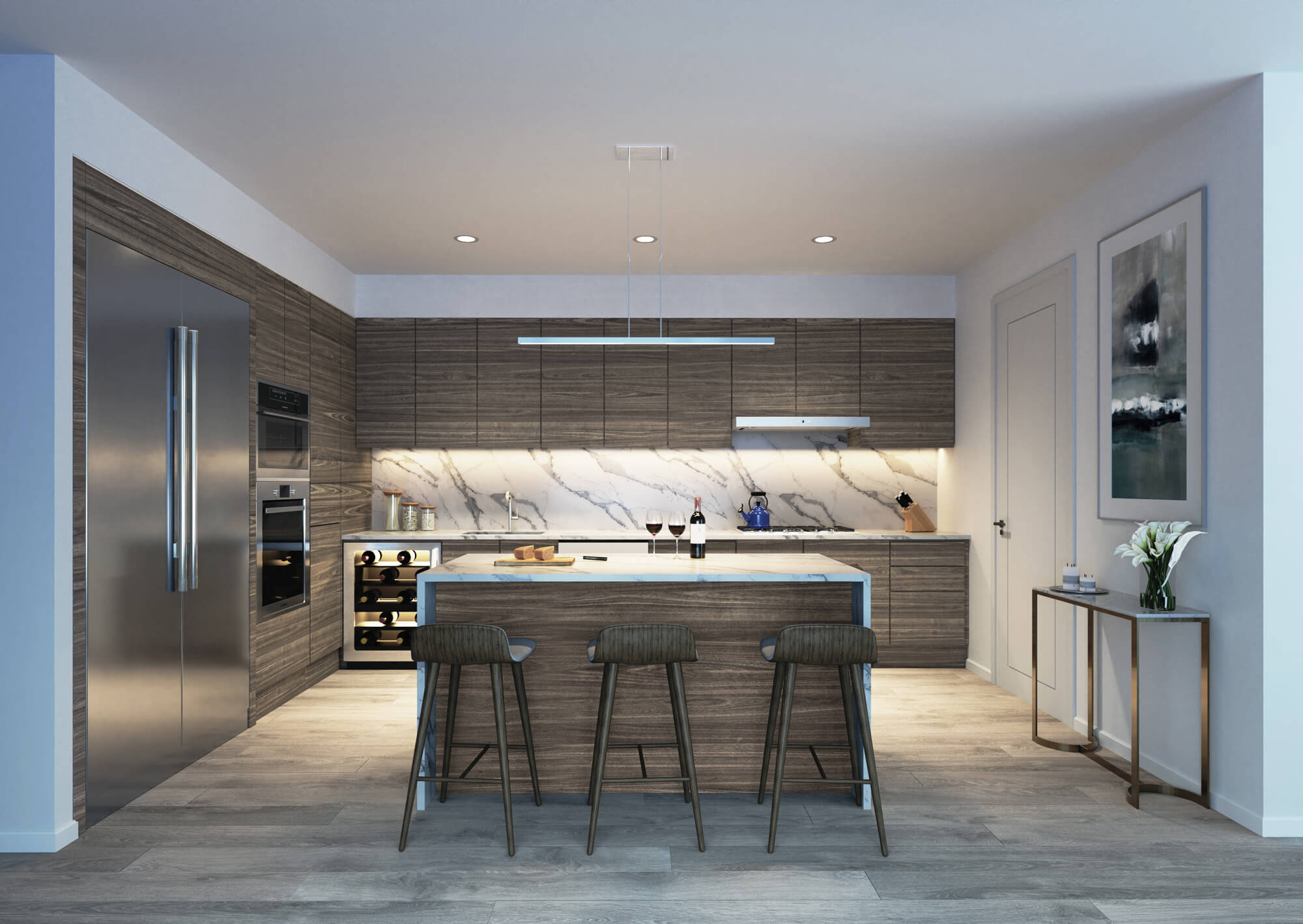 kitchen view 2